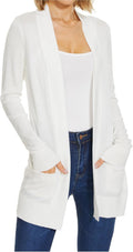 Spicy Sandia Women's Knit Cardigan Open Front Long Sleeve Lightweight