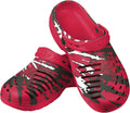 FOCO Men's NFL Tie-dye Garden Water Sandals Clogs (Style 54J7)