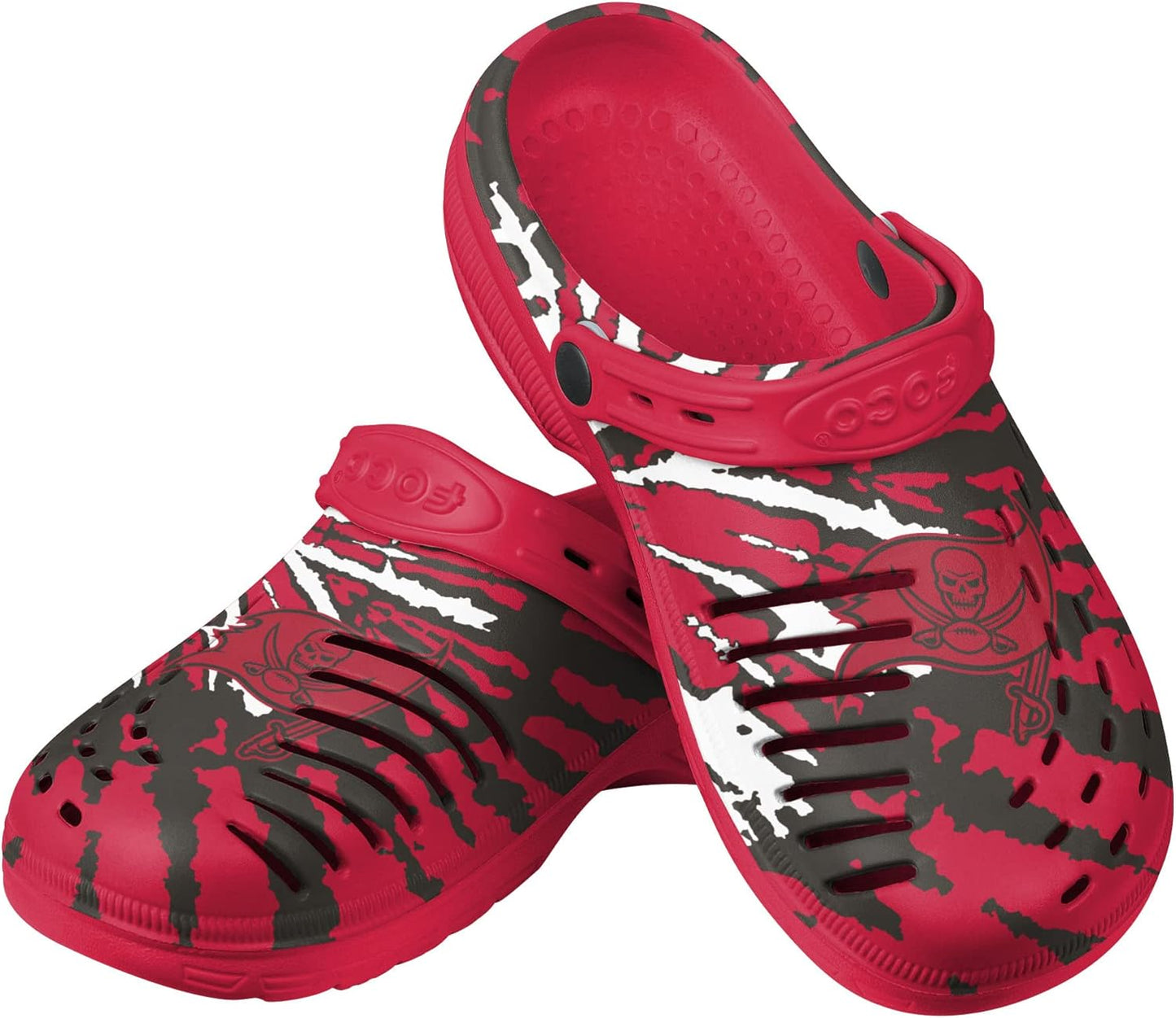 FOCO Men's NFL Team Logo Tie-dye Garden Water Sandals Shoes