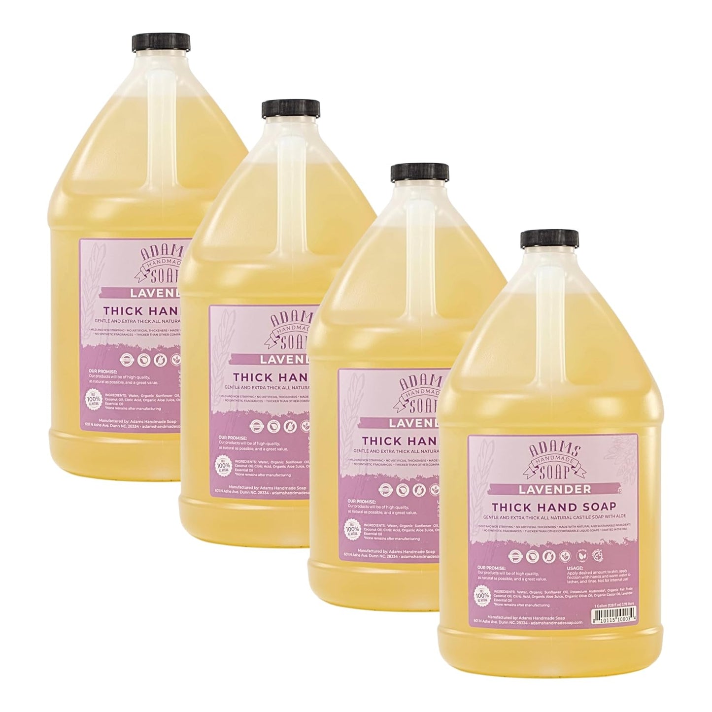 Thick Organic Castile Liquid Hand Soap Refill - Lavender Scent