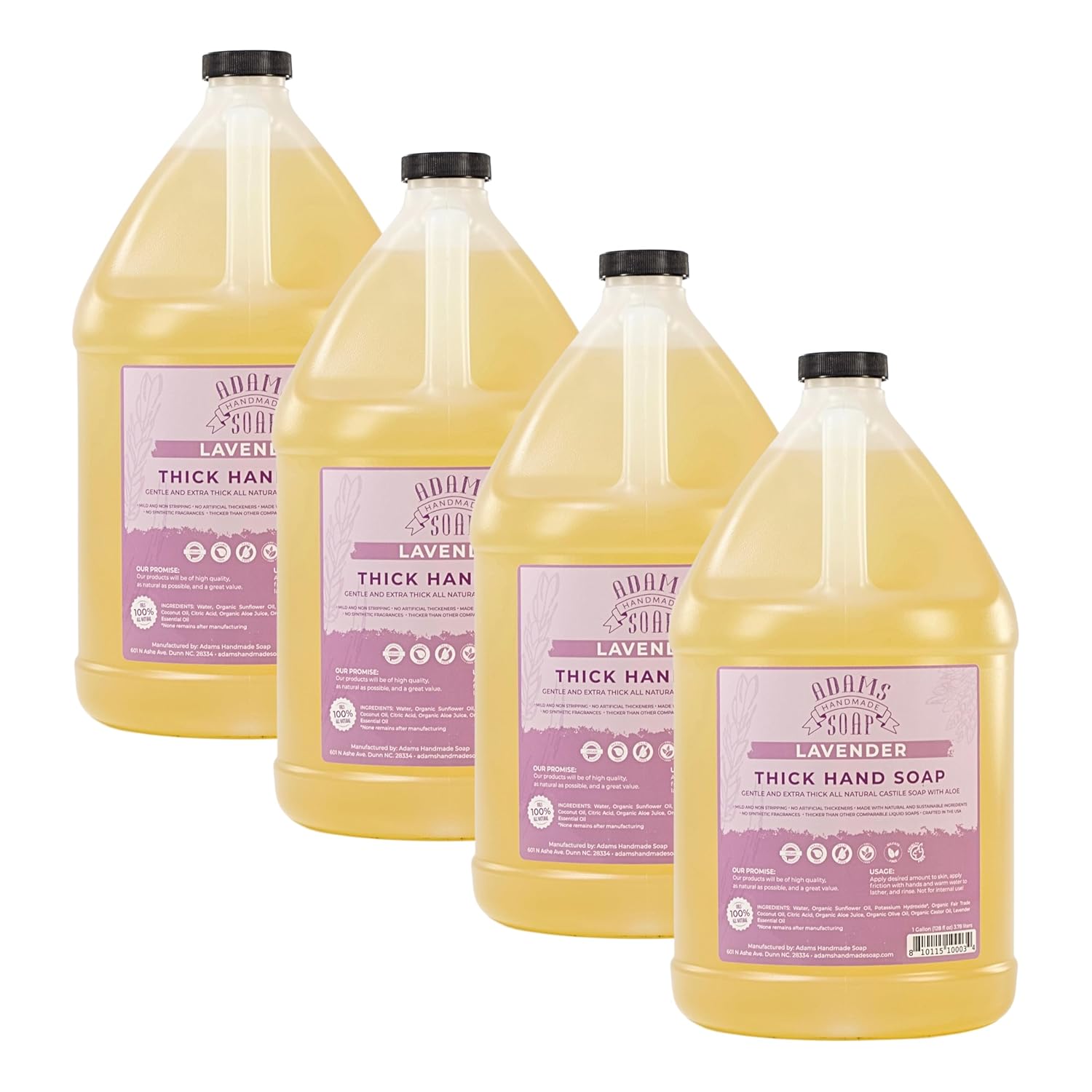 Thick Organic Castile Liquid Hand Soap Refill - Lavender Scent