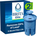 Brita Elite Pitcher Filter Replacements - Long-Lasting Lead Reduction