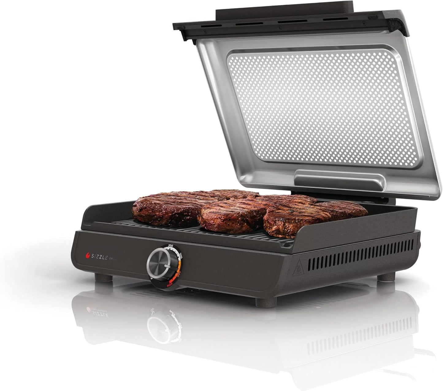 Ninja GR100 Sizzle Smokeless Indoor Grill with Nonstick Plate