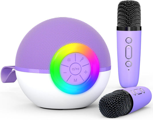 Portable Karaoke Mic Duo - Fun for All Ages! 