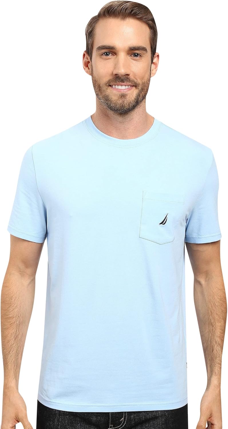 Nautica Men's Solid Crew Neck Short-Sleeve Pocket T-Shirt Review