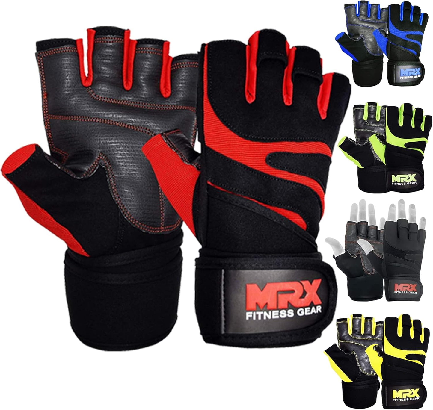 Men's Wrist Support for Powerful Lifts | MRX Gym Gloves