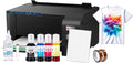 Sublimation Heat Transfer Printer Bundle - Starter Kit for T-Shirts
