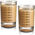 2-Pack 3oz Heavy Base Shot Glass Set for Vodka, Whiskey, Tequila - Hlukana