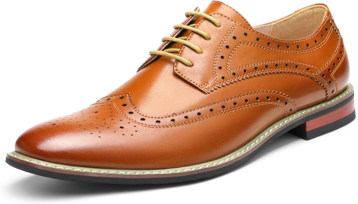 Bruno Marc Prince Men's Classic Modern Oxford Lace Dress Shoes