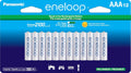 Eneloop AAA Rechargeable Batteries 12-Pack - Long Lasting Power