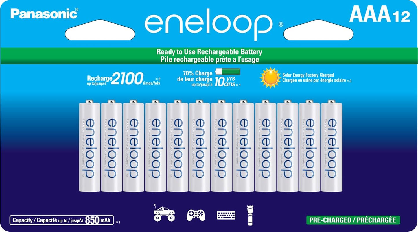 Eneloop AAA Rechargeable Batteries for Long Lasting Power