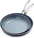 GreenPan Valencia Pro 10ft and 12ft Frying Pan Set - Durable Ceramic