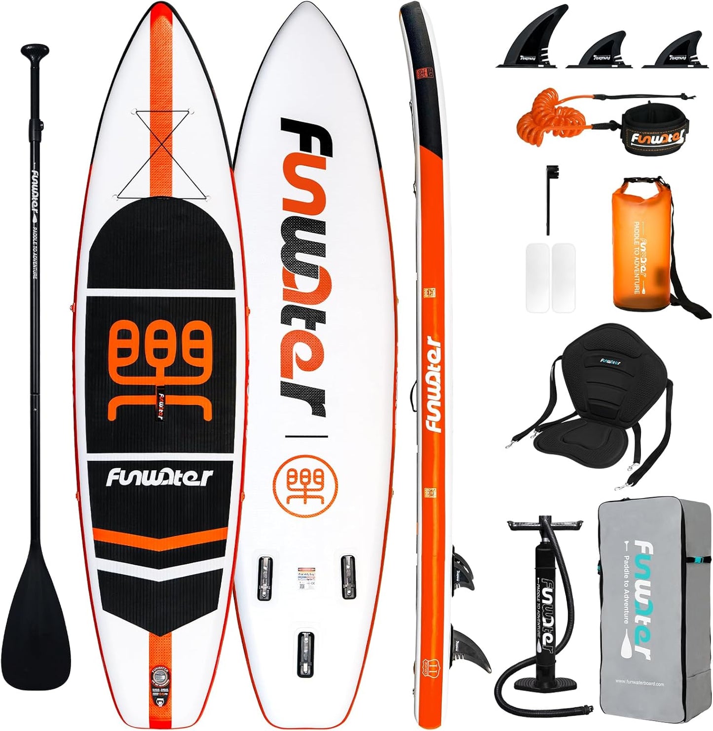 FunWater Inflatable Stand Up Paddle Board for All Skill Levels