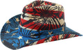 Classic Western Style Straw Cowboy Hat with Shapeable Wide Brim