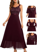 BeryLove Formal Wedding Guest Sequin Cocktail Evening Dress - Elegant