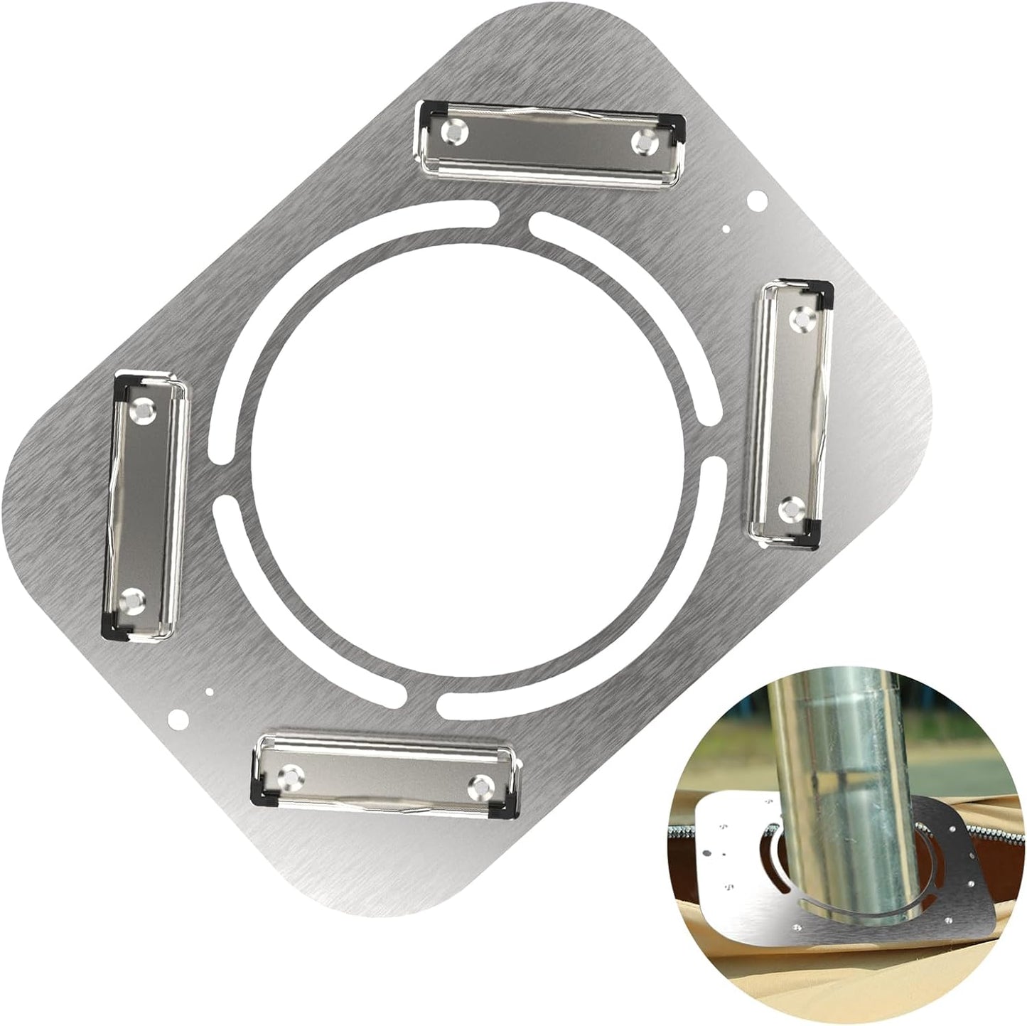 Stainless Steel Stove Jack for Winter Camping