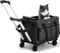 Pecute Cat Carrier with Wheels for Safe and Convenient Travel