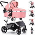 Baby Stroller 2-in-1 Reversible Toddler Seat with Bassinet Mode
