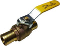 20 Pieces 1 in Pex Ball Valve - Compact Brass Full Port Value Pack