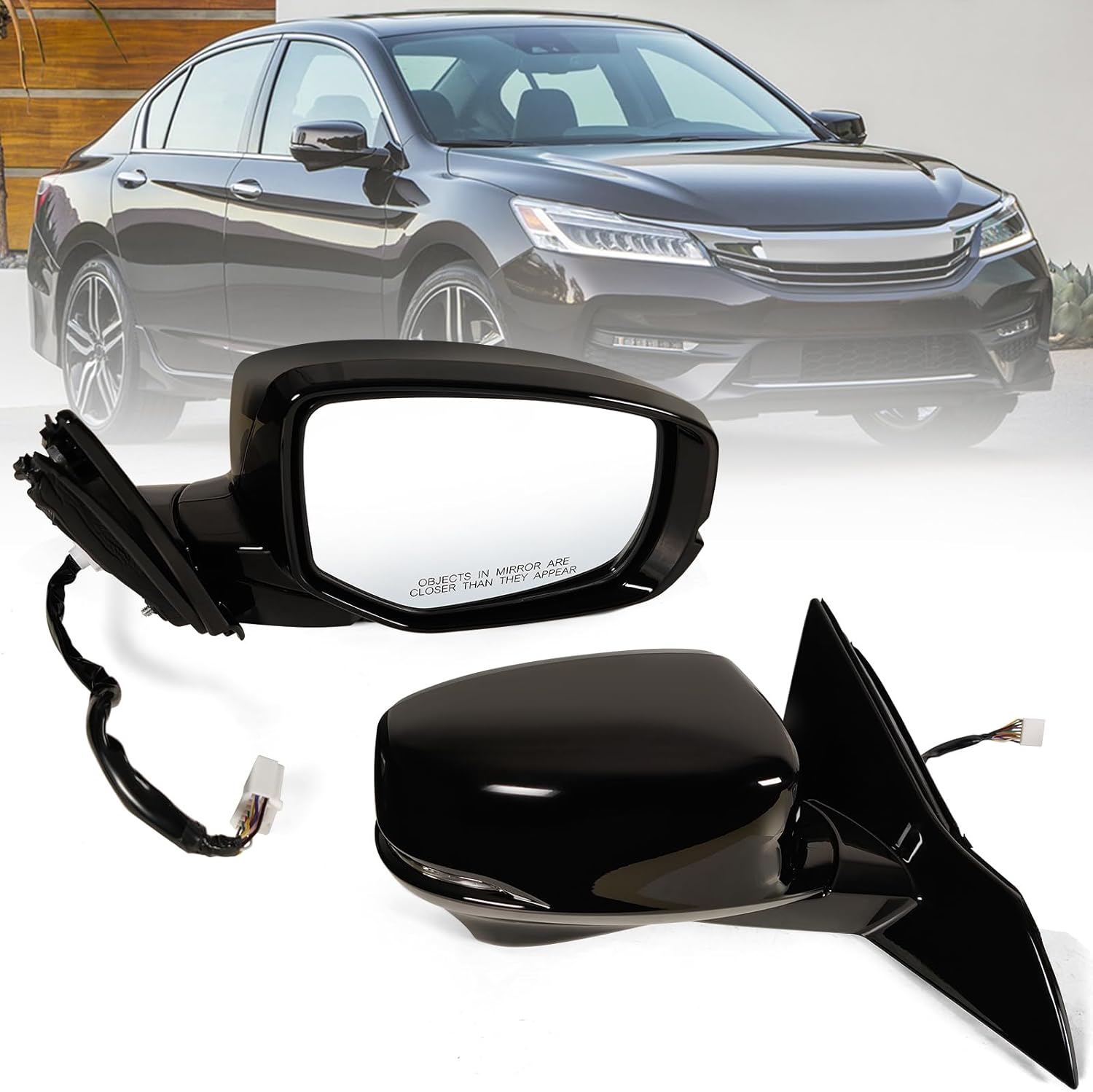 Right Passenger Side Mirror for 2013-2017 Honda Accord with Features