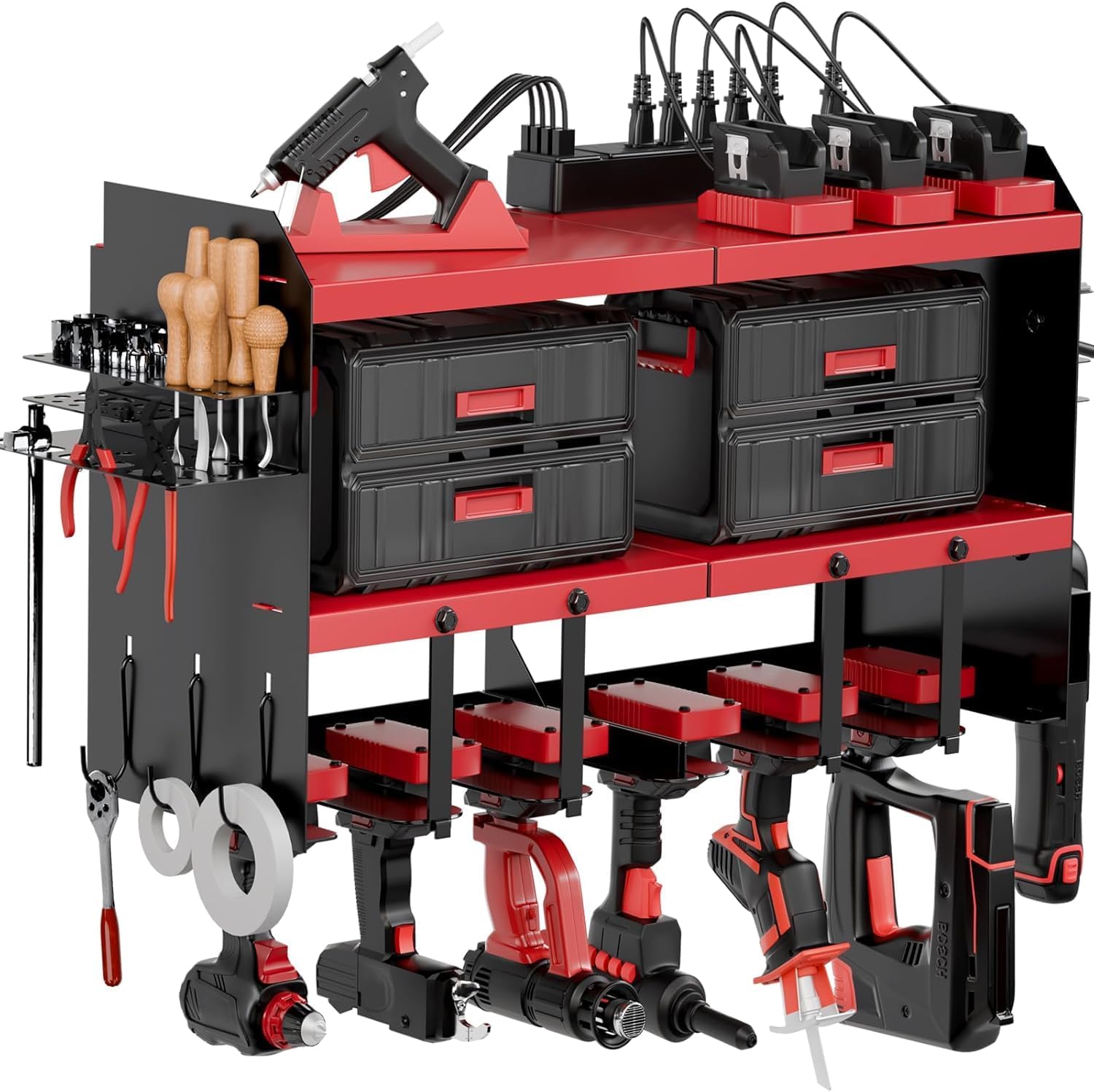 Ultimate Power Tool Organizer & Charging Station
