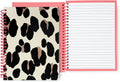 Leopard Print Mini Spiral Notebook - Durable 8.25in x 6.75in Journal