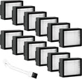 Roomba Replacement Filters 12 Pack with Brush - High-Efficiency Fit