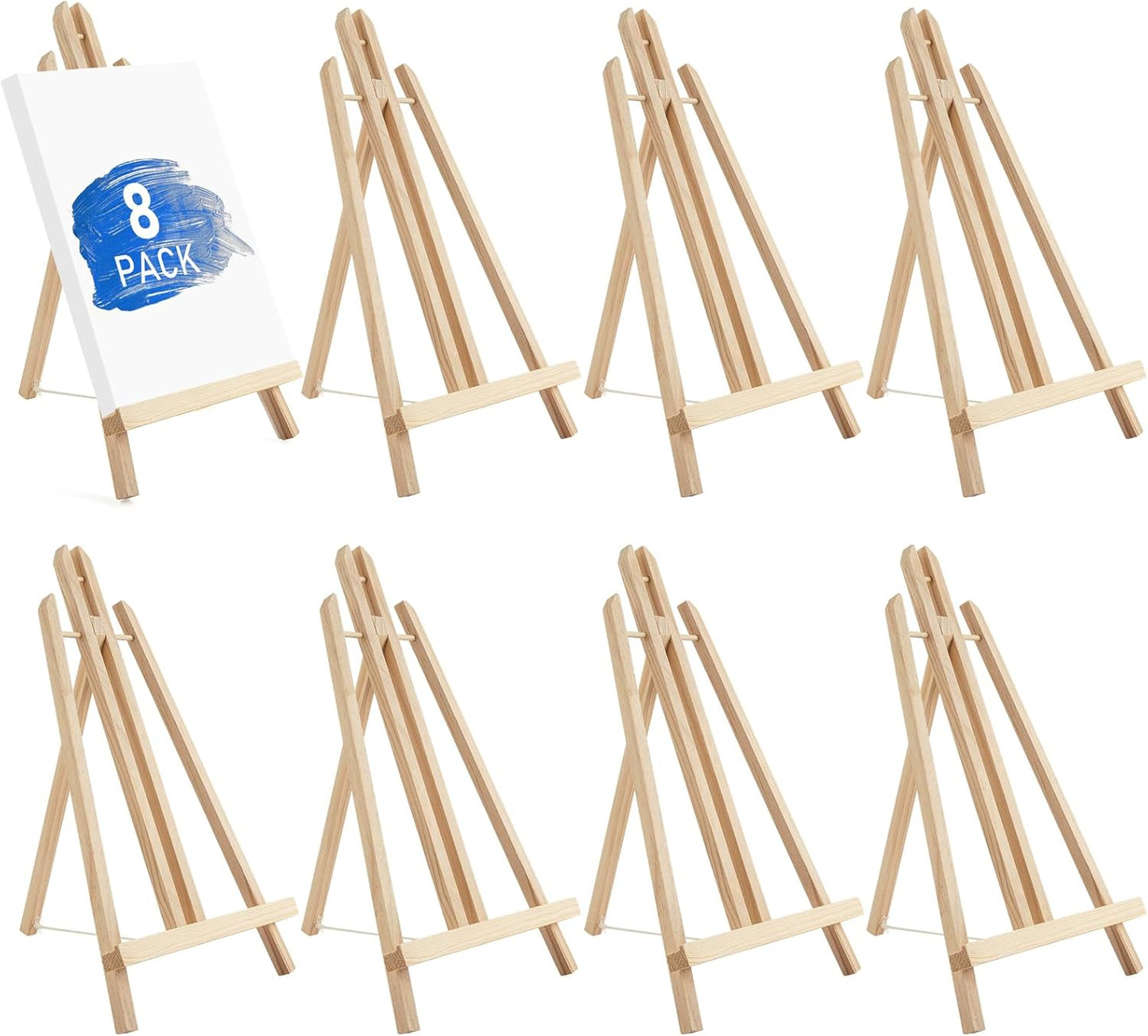 16 Inch Wood Easel Stand for Tabletop Display and Painting