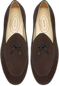 Vintage Loafers for Men Belgian Slip-on Penny Loafer - Suede Style