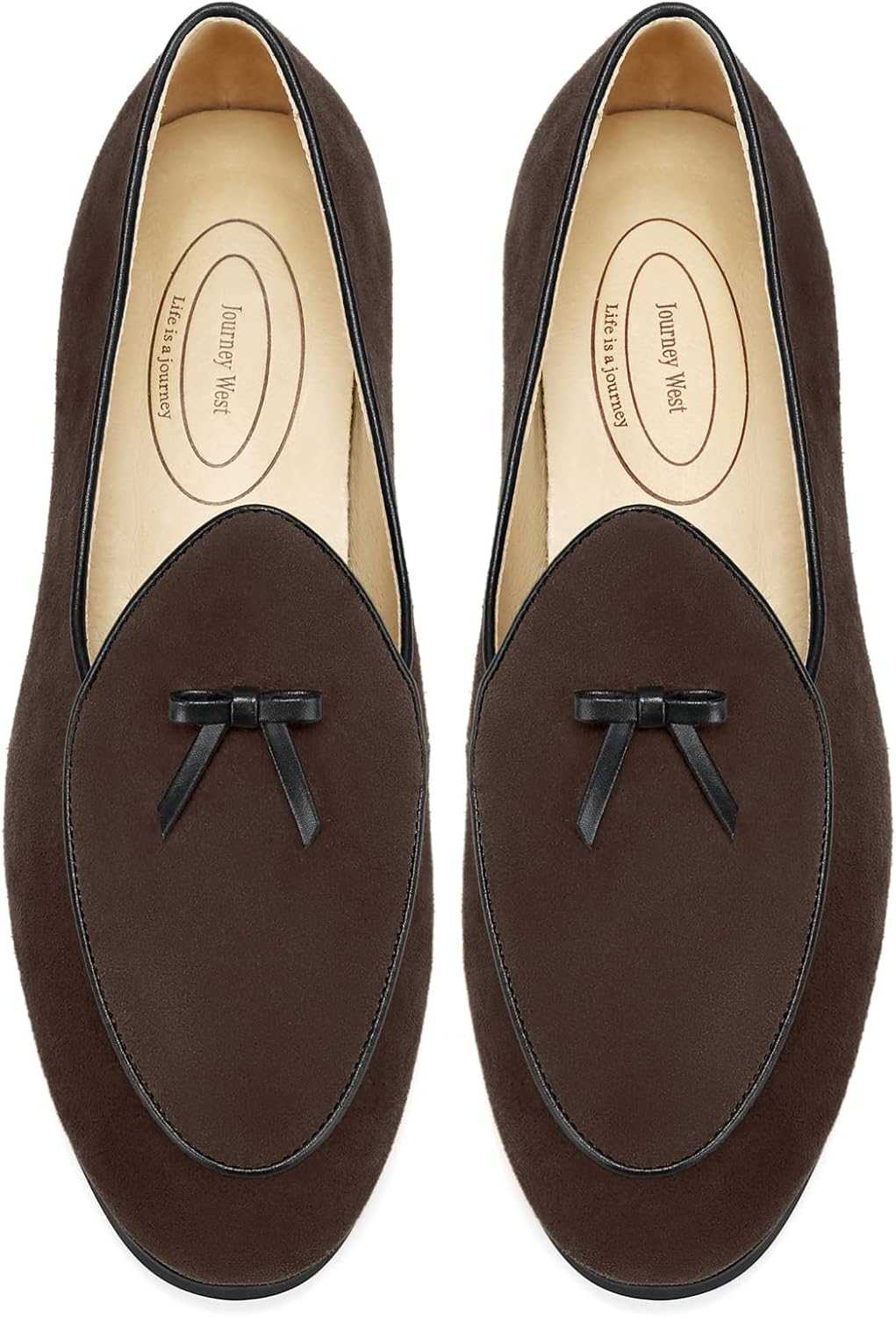 Journey West Men's Vintage Loafers for Casual and Formal Wear