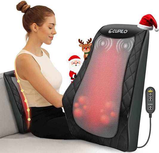Back and Neck Massager for Pain Relief with Heated Vibration