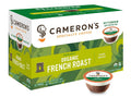 Cameron's Coffee Single Serve Pods Organic French Roast - Smooth Dark