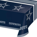 Dallas Cowboys Plastic Tablecloths 3 ct - Game Day Tablecovers
