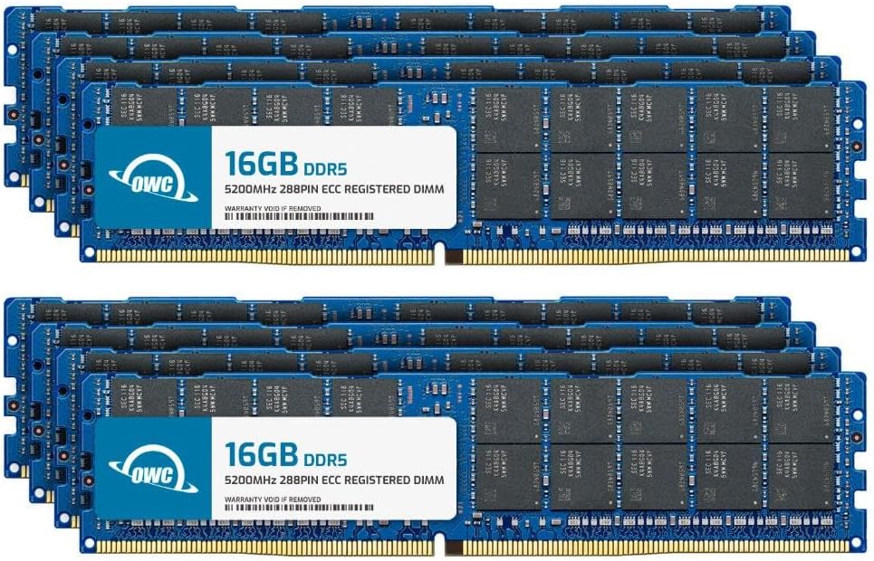 OWC 128GB DDR5 5200 ECC Registered RAM Module Upgrade Kit