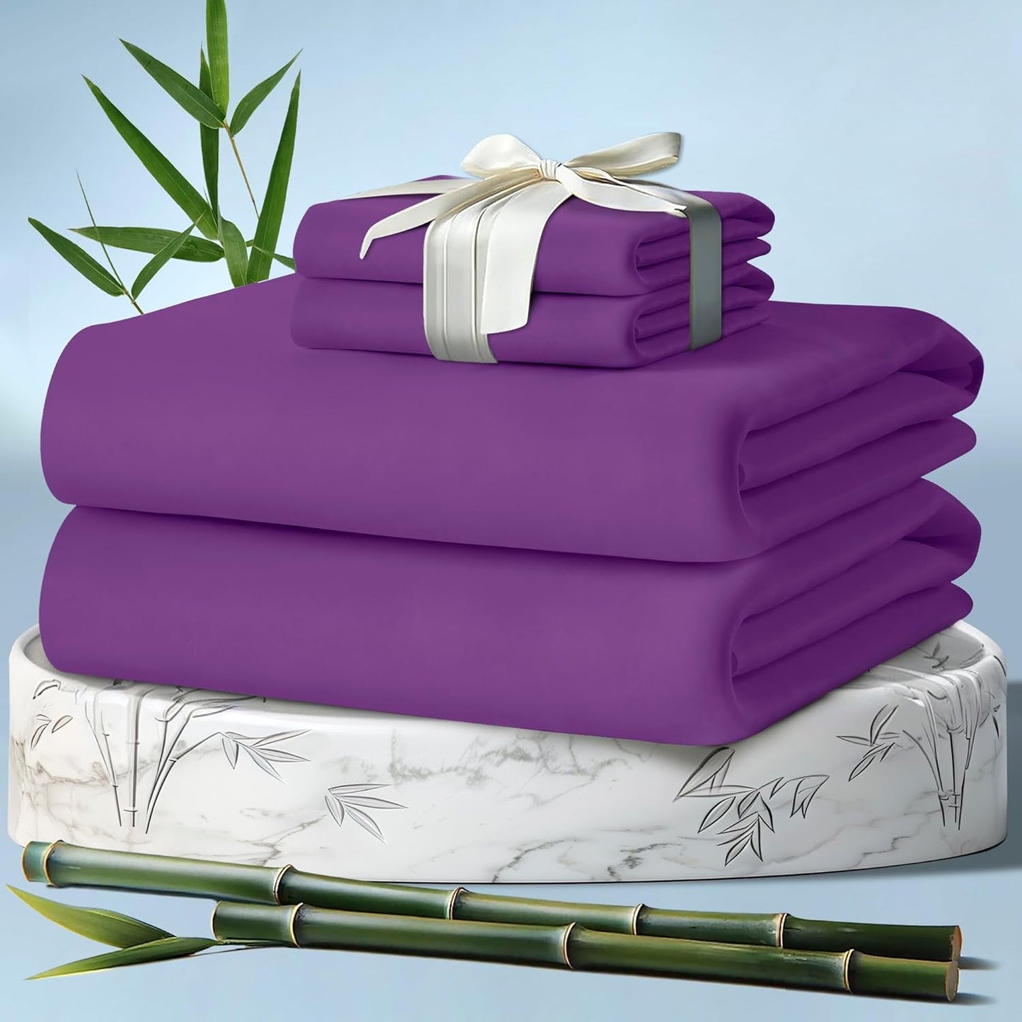 Viscose Derived from Bamboo Sheets Full Size - Ultra Soft Comfort