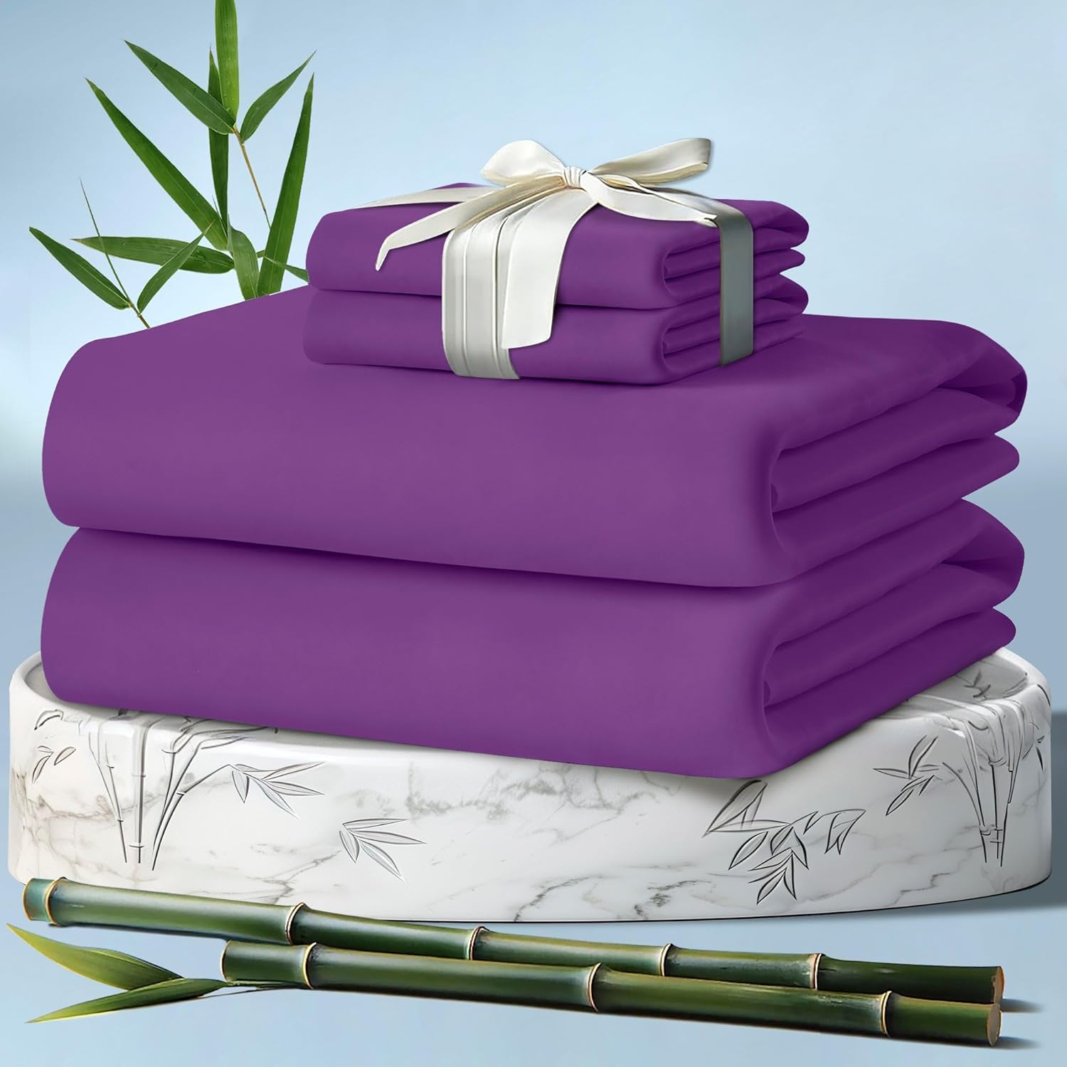 Viscose Derived from Bamboo Sheets Full Size - Ultra Soft Comfort