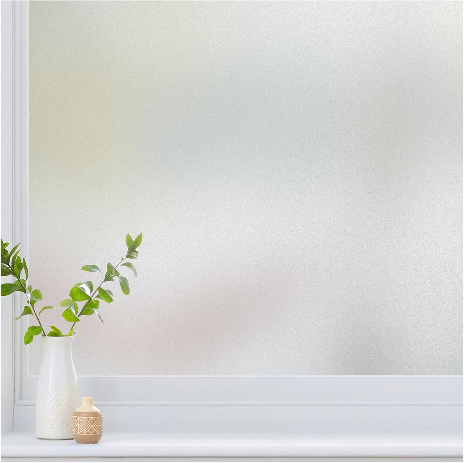 Haton Window Privacy Film for Bathroom - Frosted Glass Clings