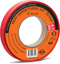 Wirefy 3/4ft Heat Shrink Tubing 4:1 Ratio - 50 ft Roll - Red