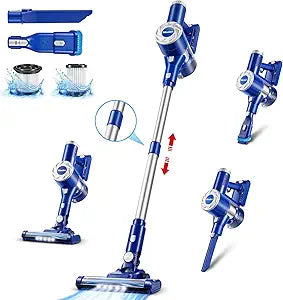 Moolan Cordless Vacuum Cleaner with Powerful Suction for Home