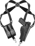 Leather Shoulder Holster for Right Hand Use - Fits 1911 & Glock