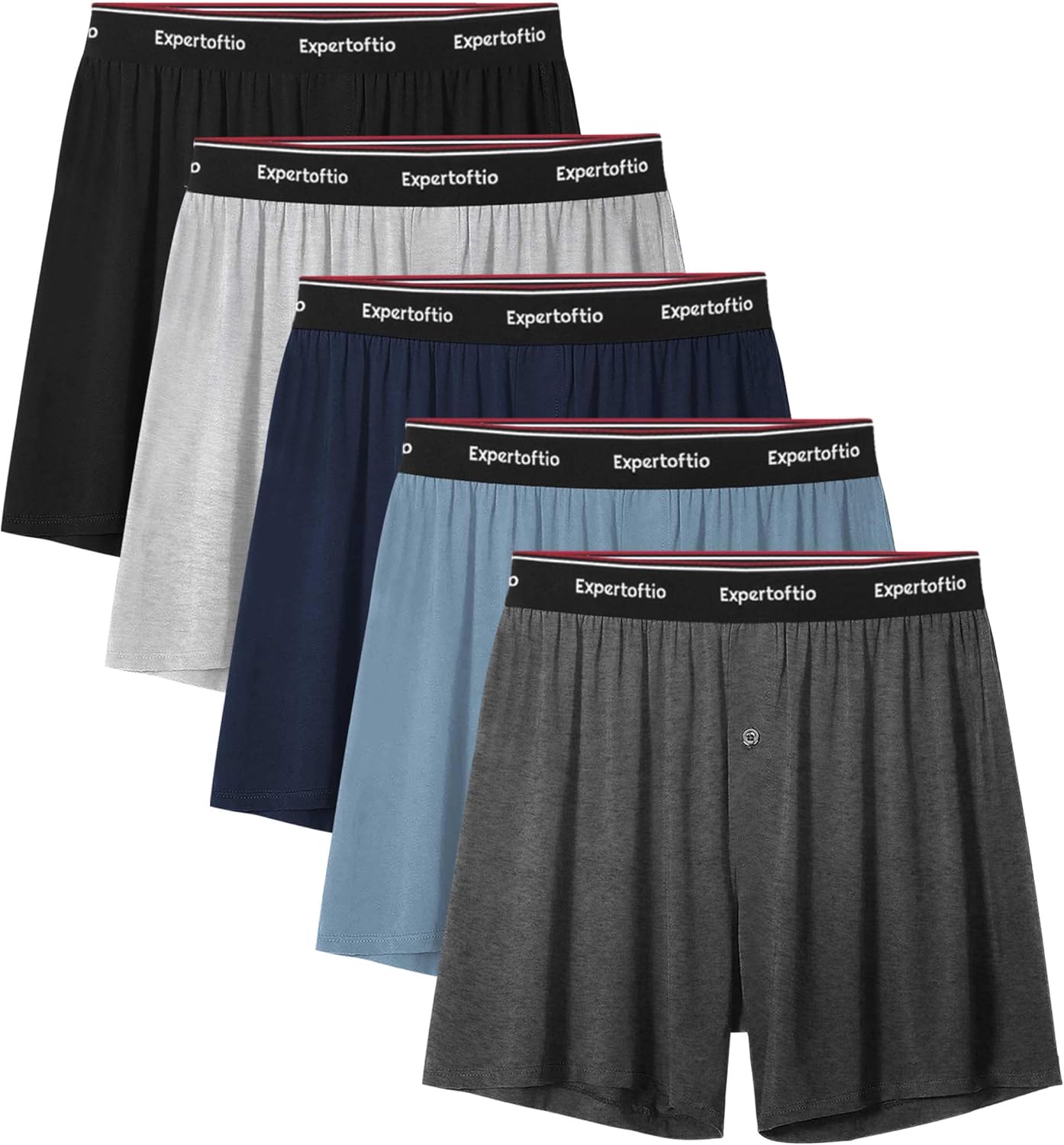Boxers for Men Viscose from Bamboo - Breathable Loose Fit