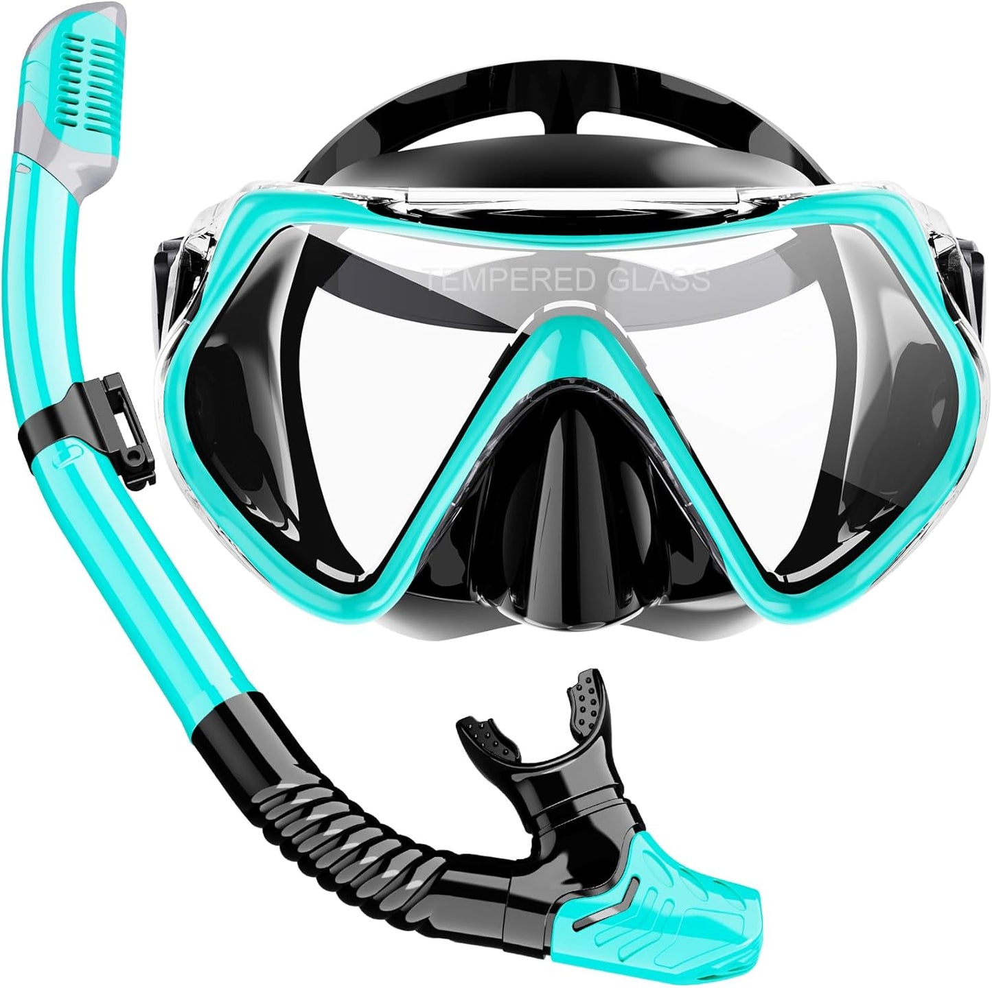 Felidel Adult Dry Top Snorkel Set - Panoramic View & Anti-Fog