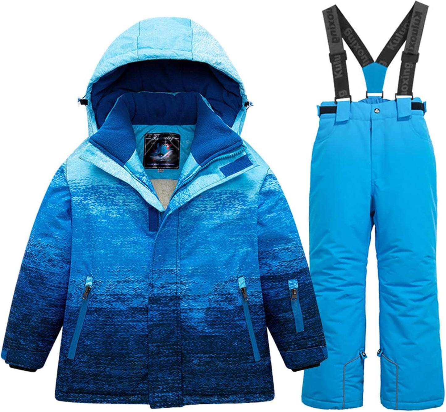 Boys Ski Jacket Snow Jacket Pants Suits for Winter Sports