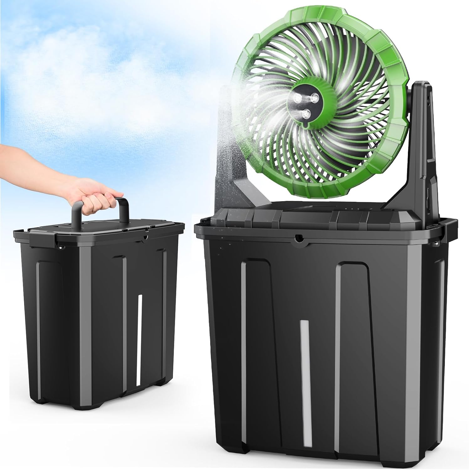 Ausic Portable Misting Fan - Ultimate Cooling Solution for Summer