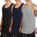 Men's 3 Pack Quick Dry Workout Tank Top - Lightweight Gym Muscle Tee