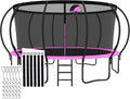 1500LBS 16FT Trampoline with Enclosure for Kids and Adults