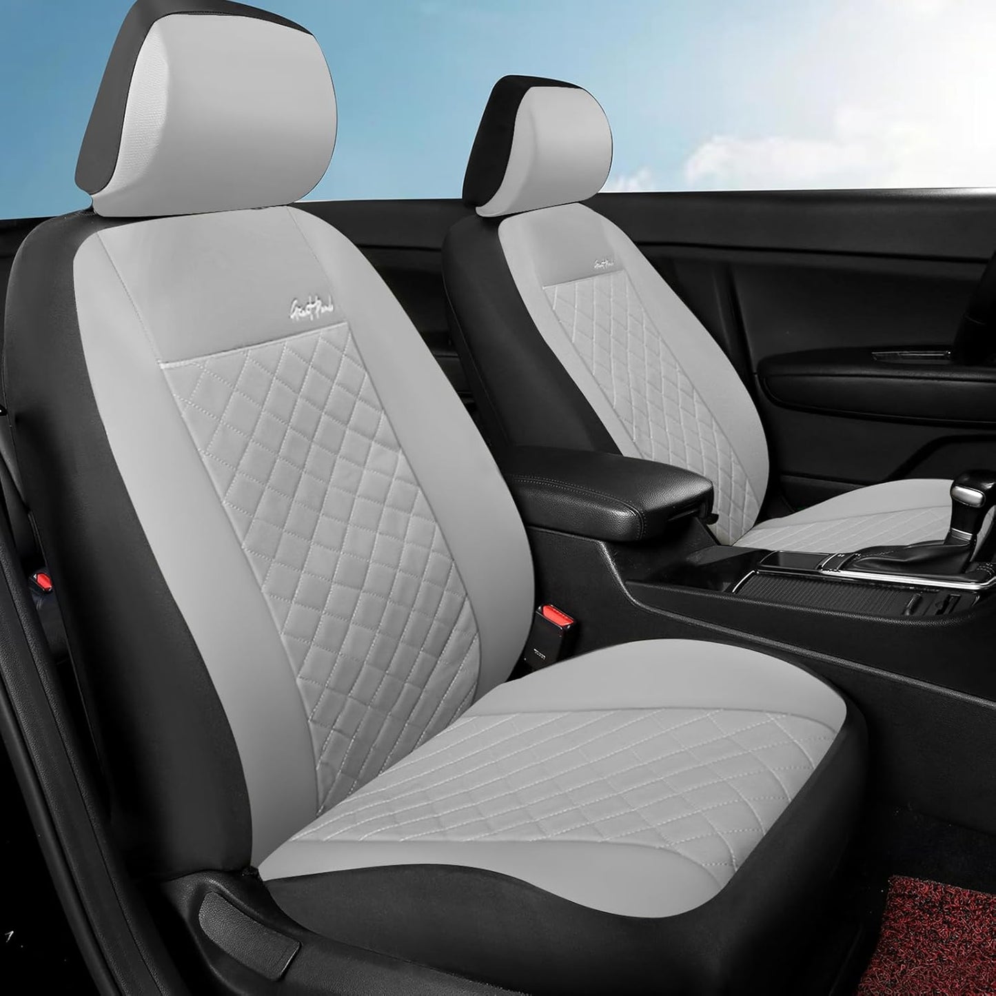 GIANT PANDA Front Car Seat Covers for Stylish Protection