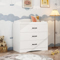 3 Drawer Nursery Dresser with Changing Topper - Compact Changing