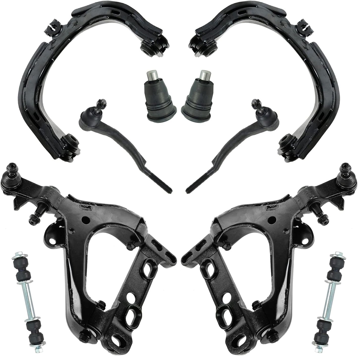 TRQ Front Steering & Suspension Kit for Chevrolet Trailblazer