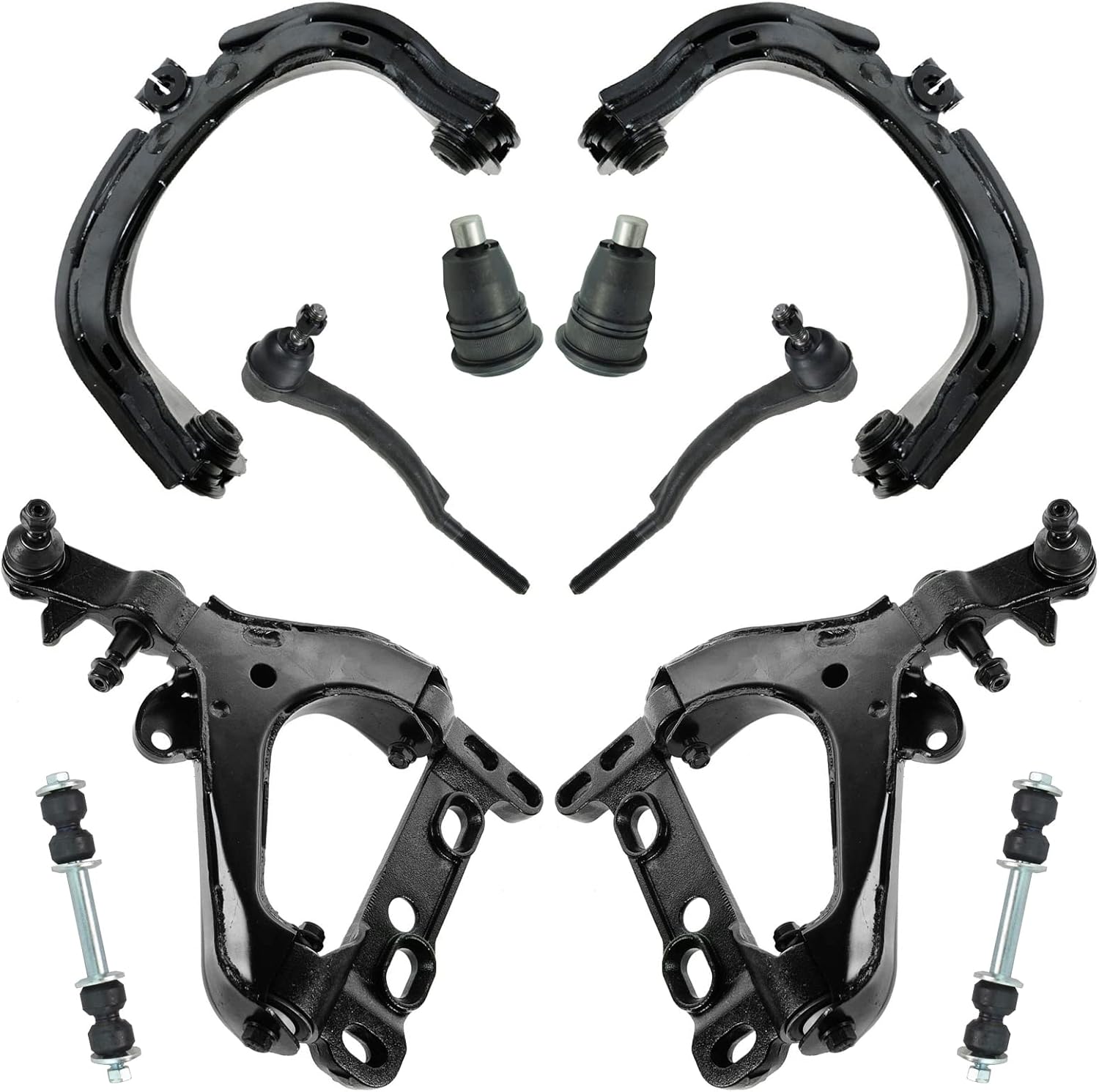 TRQ Front Steering & Suspension Kit for Chevrolet Trailblazer